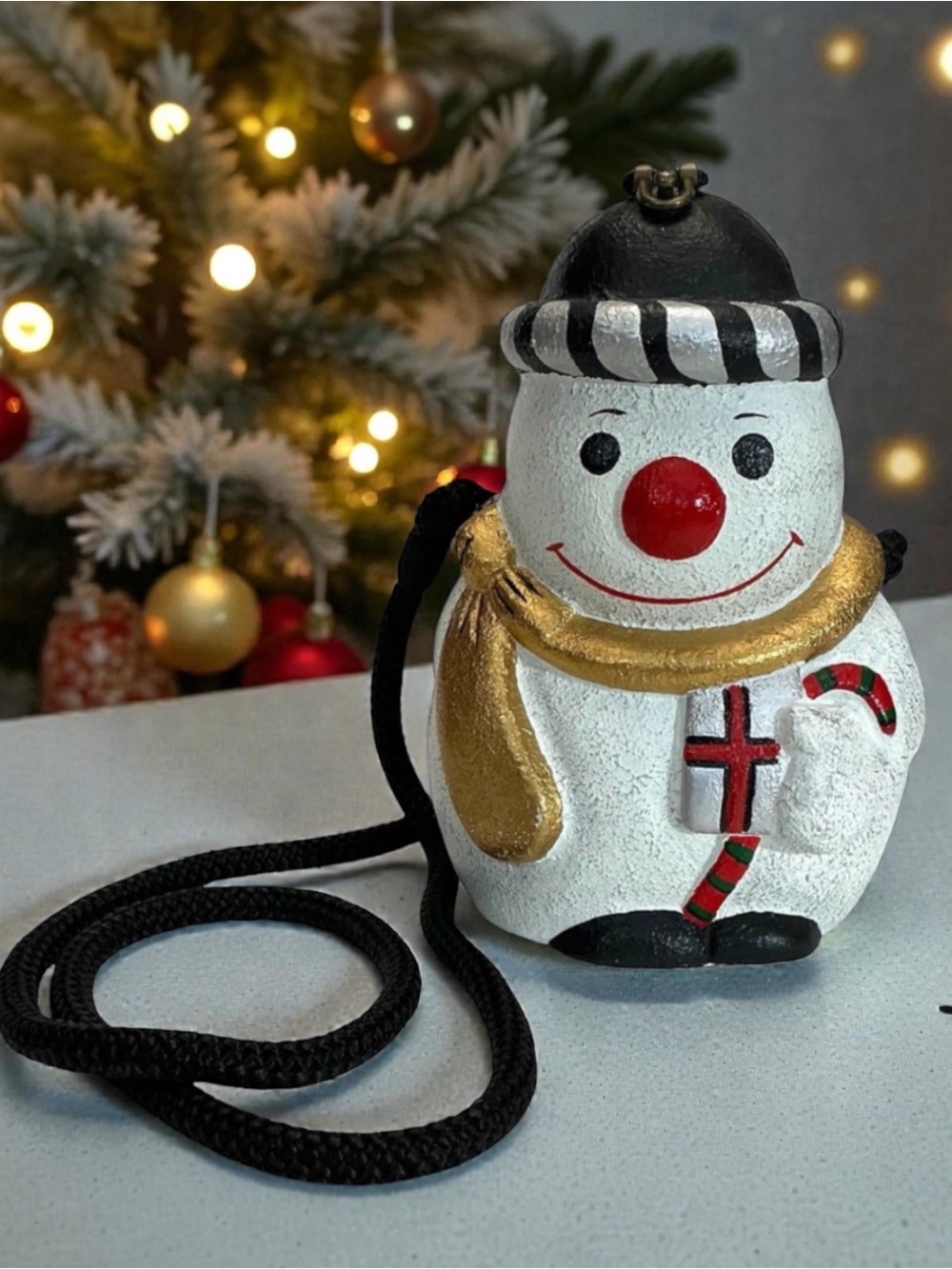 Timmy Woods Festive Snowman Crossbody Bag
